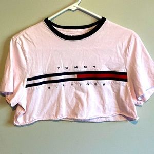 Pink, Tommy Hilfiger cropped tee SP